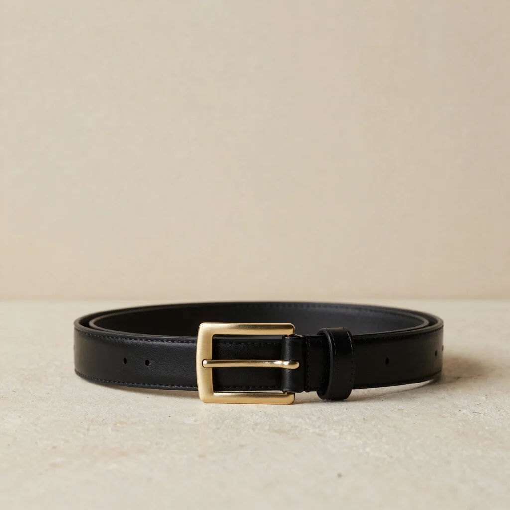 Slim Leather Belt
